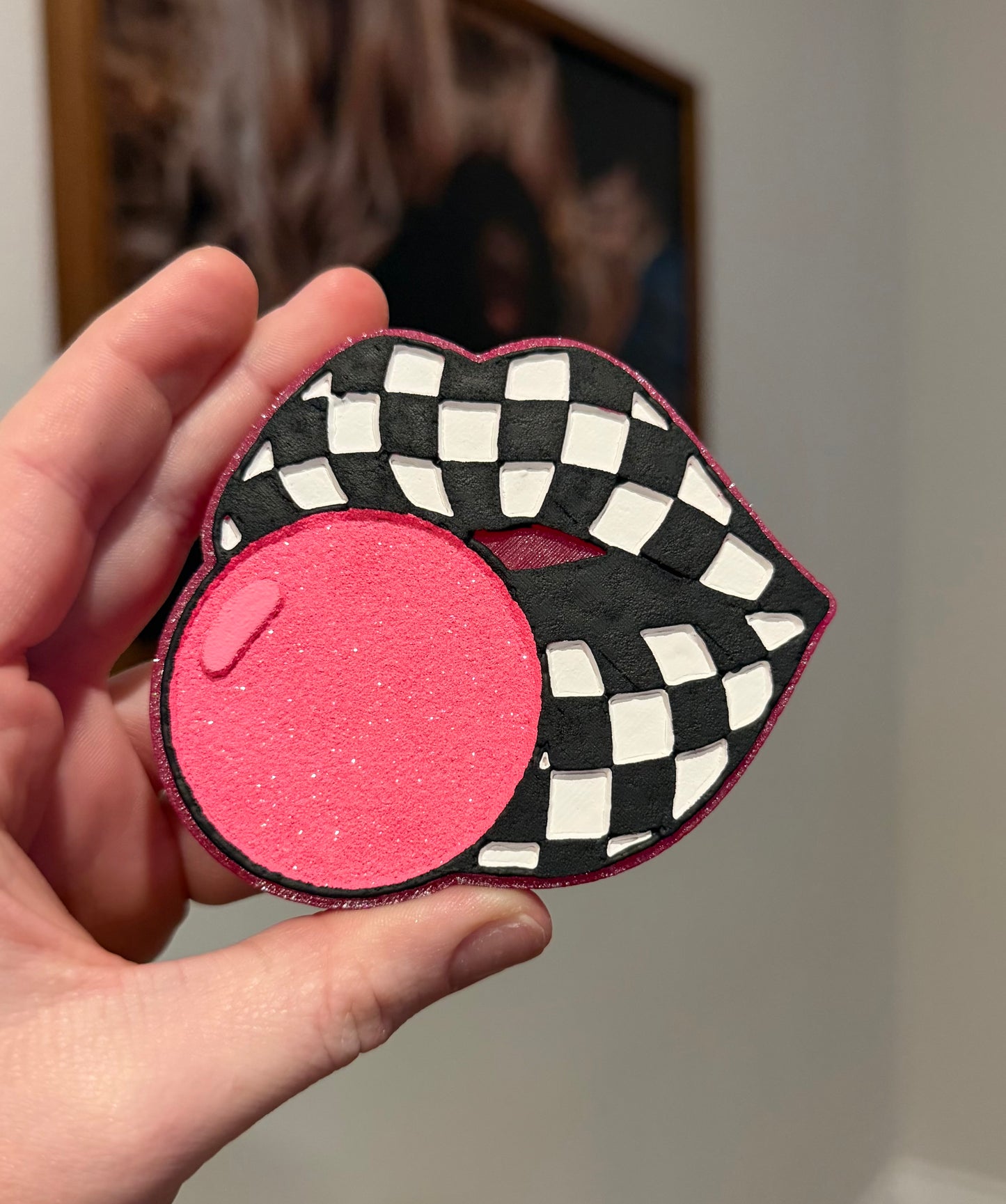 Checkered Bubblegum Freshie