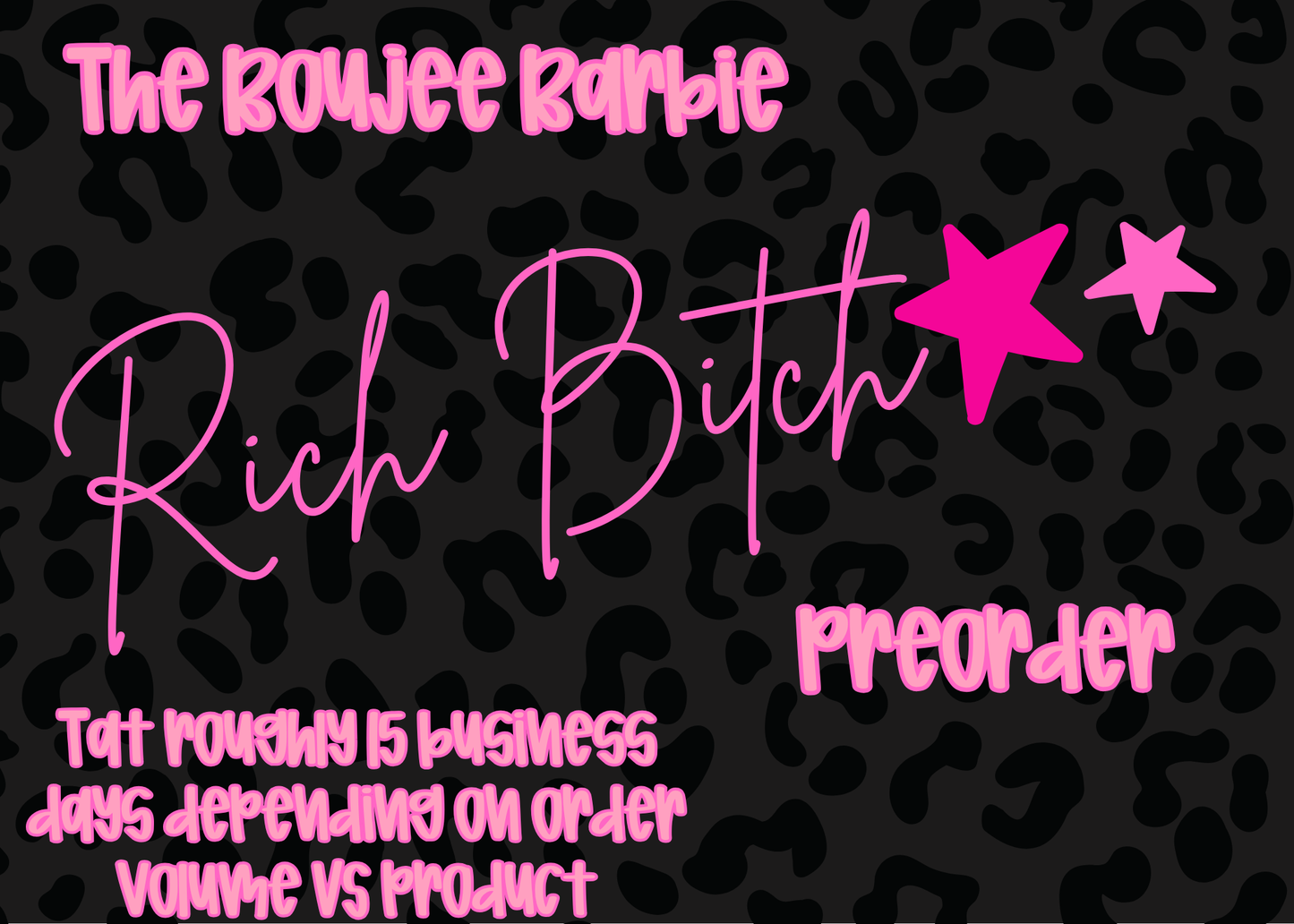 Rich B*tch -- Ritz Carlton Hotel Dupe **PREORDER**