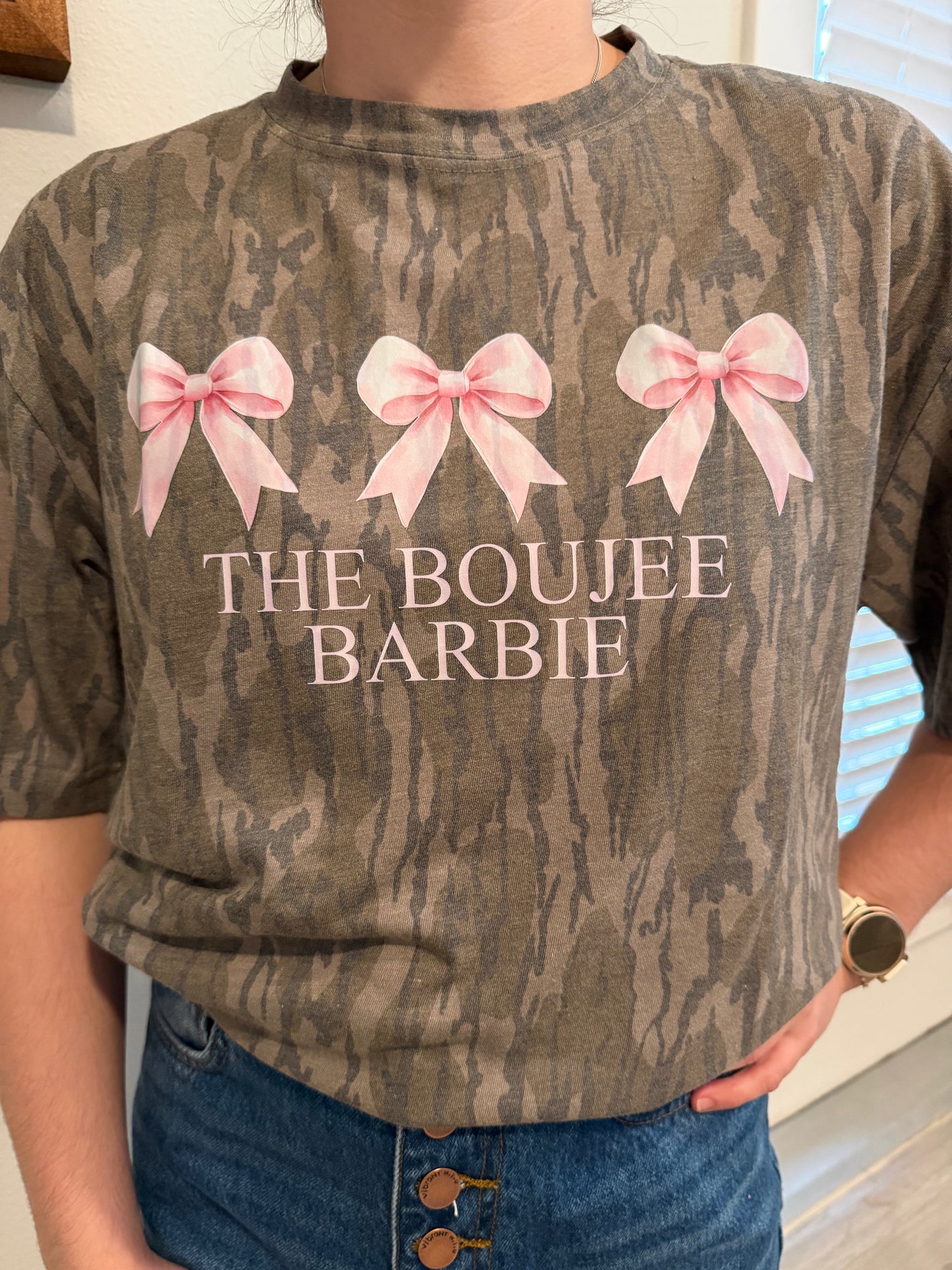 The Boujee Barbie Camo Tee