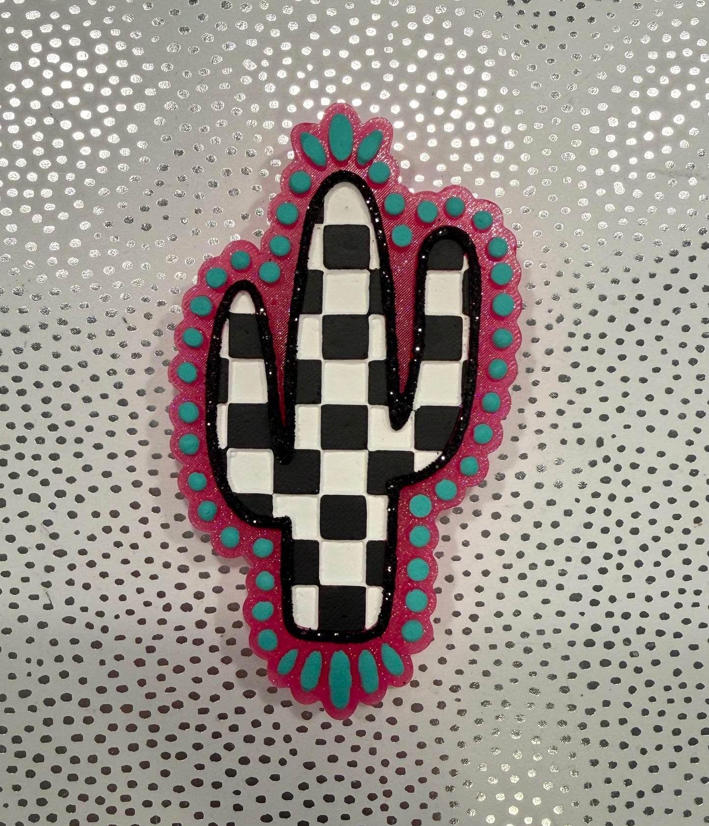 Checkered Cactus Freshie