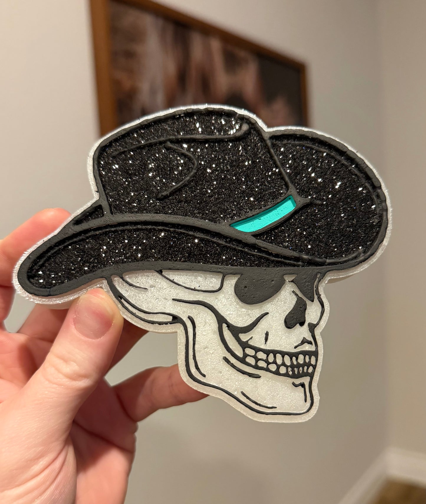 Cowboy Skull Freshie