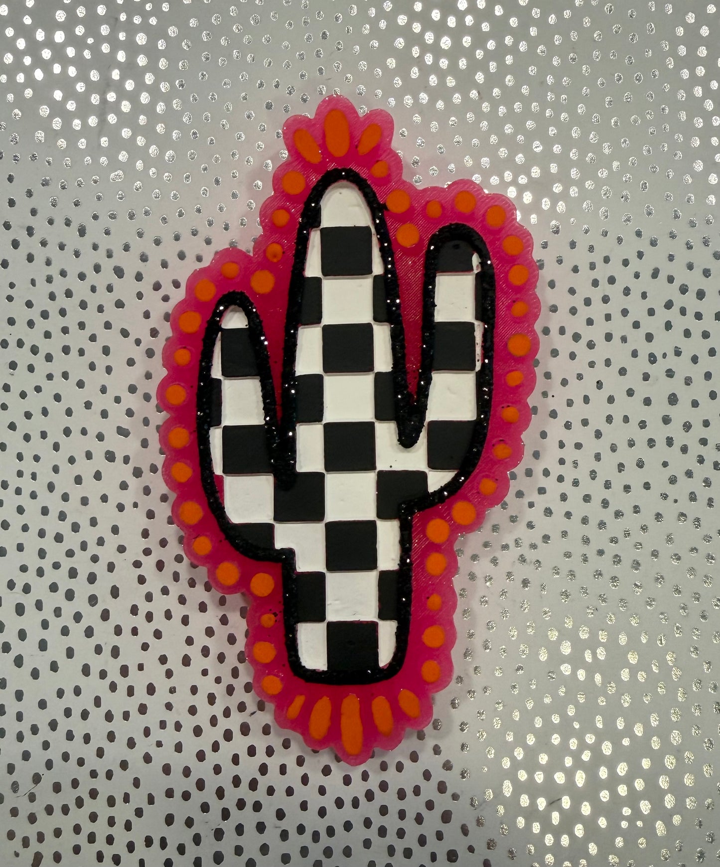 Checkered Cactus Freshie