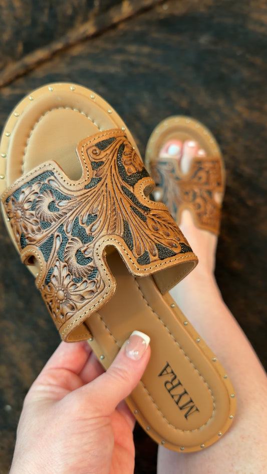 Tooled Myra Sandals