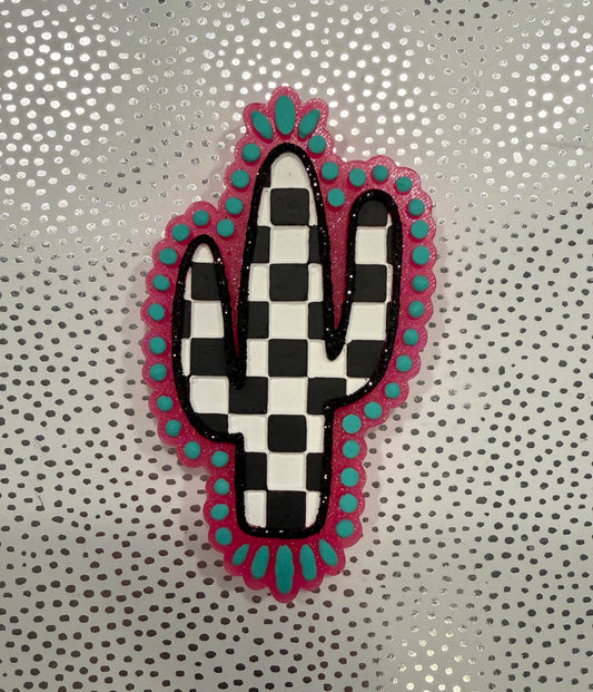 Checkered Cactus Freshie